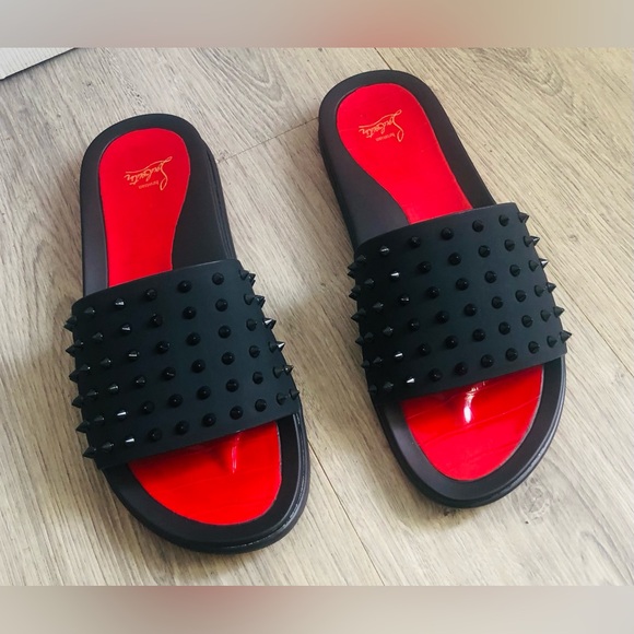 Christian Louboutin men slides Size 44EU, 10US - Picture 10 of 16